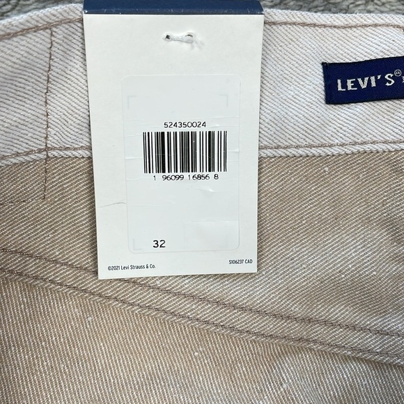 NWT Levis Made and Crafted Japanese Denim Column Pant Ankle Cream Sand Sz 32 - Picture 11 of 16